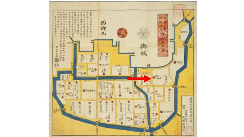 御江戸大名小路絵図