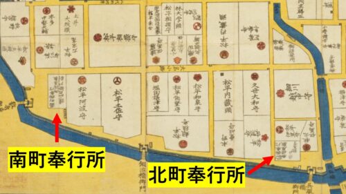 図1江戸切絵図 御江戸大名小路絵図(一部抜粋) 国立国会図書館蔵